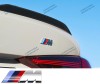 Emblema Auto M Power Nichel Plastic 94mm x 29mm Banda 3M BMW