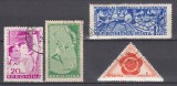 ROMANIA 1957 LP 434 AL VI-lea FESTIVAL MOSCOVA SERIE STAMPILATA, Stampilat