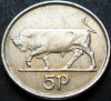 Moneda 5 PENCE - IRLANDA, anul 1992 * cod 1663, Europa