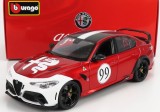 Model Bburago Alfa Romeo Giulia GTAm N 99 1:18 - 1:18 (lungime 25cm)