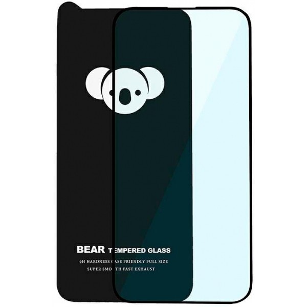 Folie de protectie Ecran Bear HD pentru Samsung Galaxy S21 FE 5G G990, Sticla Securizata, Full Glue, Neagra