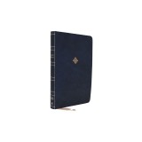 Nkjv, Reference Bible, Center-Column Giant Print, Leathersoft, Blue, Red Letter Edition, Comfort Print: Holy Bible, New King James Version