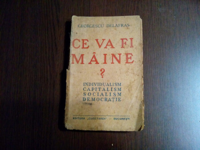 CE VA FI MAINE ? - Individualism; Capitalism... - Georgescu Delafras (autograf) foto