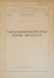 Tabele Generale De Cubaj Pentru Mesteacan - Decei Ilie