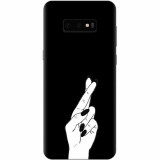 Husa silicon pentru Samsung Galaxy S10 Lite, Finger Cross