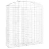 Cumpara ieftin Cos gabion arcuit, 200x50x220/240 cm, fier galvanizat