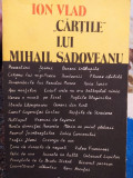 Ion Vlad - Cartile lui Mihail Sadoveanu (1981)