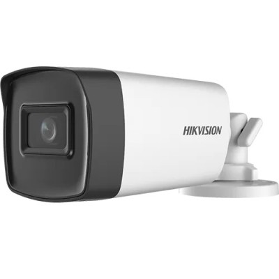 Camera AnalogHD 5MP, lentila 2.8mm, IR 40m, AUDIO integrat - HIKVISION DS-2CE17H0T-IT3FS-2.8mm foto