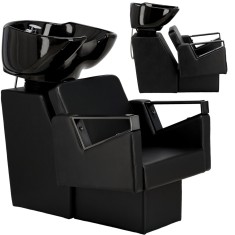 Scafa coafor Tomas pentru salonul de coafură și frizerie, cu bol ceramic mobil, armătură, baterie si cască