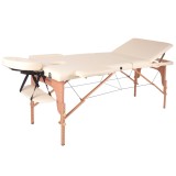 Masa din Lemn pentru Masaj inSPORTline Japane - din 3 bucati FitLine Training