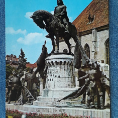 259 - Cluj-Napoca - Statuia lui Matei Corvin / carte postala