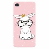 Husa silicon pentru Apple Iphone 4 / 4S, Cute Rabbit