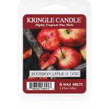 Kringle Candle Bourbon Apple &amp; Oud ceară pentru aromatizator 64 g