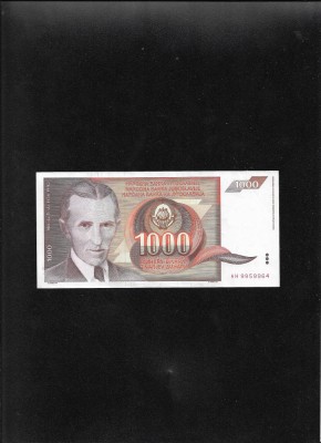 Rar! Iugoslavia Yugoslavia 1000 1.000 dinara dinari 1990 seria9959964 foto