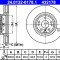 ATE 24.0132-0178.1 Disc frana