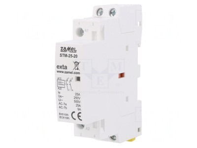 Contactor 2P 25A 230V NO STM-25-20 foto