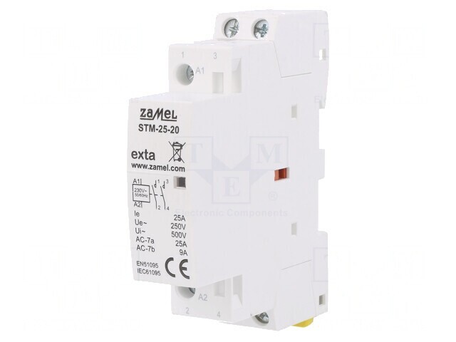 Contactor 2P 25A 230V NO STM-25-20