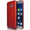 Husa protectie pentru Samsung Galaxy S7 Edge, Rosu, Fullbody fata-spate, folie de protectie gratis
