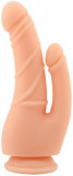 Dildo Dublu Naked Legend Stripper Natural 21.5 cm