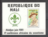 Mali.1981 Conferinta africana de cercetasie Abidjan-Bl. DM.152