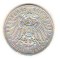 SV * Germania 3 MARK 1910 * ARGINT * Imparatul Wilhelm II * -AUNC