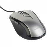 Mouse optic Gembird MUS-6B-01-BG, 1600 DPI, Negru/Gri