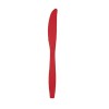 Set 16 cutite de unica folosinta, flippy, din plastic, 15 cm, rosu