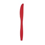Set 16 cutite de unica folosinta, flippy, din plastic, 15 cm, rosu