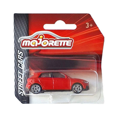 Majorette macheta Audi A1 Sportback rosu, aprox 1:64 foto