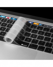 Folie protectie tastatura pentru Macbook Pro 13.3 15.4 Touch Bar - versiunea europeana foto