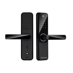 Yala inteligenta cu cititor de amprente, card si parola, control de la distanta, rezistenta la apa, functionare intre -25 si 60 grade, cu sonerie si c