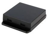 Carcasă Universală ABS Neagră 80,6x80x23,5mm