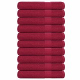 Gossi prosoape frogn 10 buc., bordeaux, 100x200 cm, 360 g/m2