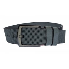 Curea barbati, casual, din piele naturala, Gri MAT, 4.5cm - CK32GRI foto