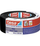 Banda adeziva textila Tesa PRO Duct Tape 50 mm x 50 m, neagra
