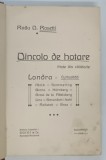 Carte DINCOLO DE HOTARE - Radu D. Rosetti, Editie 1908, Legatura de Epoca, 294 Pagini, Note Calatorie Londra Berna