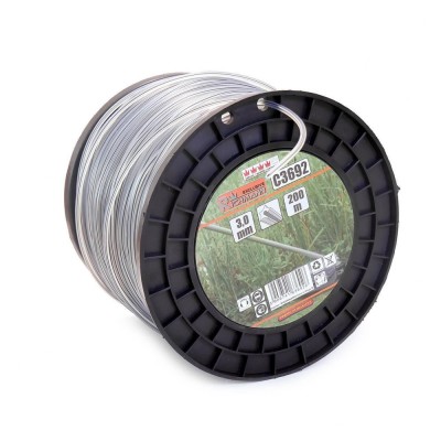 Fir rezerva cositoare, trimmer cu insertie metalica,??????? DUO, 2.4 mm x 262 m, Richmann Exclusive foto