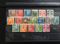 Danemarca timbre vechi, uzate foto
