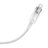 CABLU alimentare si date Baseus Explorer, Fast Charging Data Cable pt. smartphone, USB la Iphone Lightning 20W, 1m, control inteligent al temperaturii