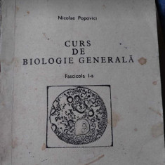 Curs de BIOLOGIE generală - UAIC Iași, Nicolae Popovici, 1975