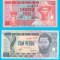 Guineea Bissau Set 2x (p#10+11) 50+100 Pesos 1990 UNC