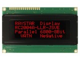 Afişaj LCD Alfanumeric 20x4 VA Negative 98x60x13.6mm