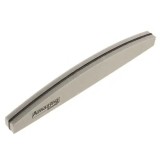 Cumpara ieftin Pilă unghii profesională, spumă, semilună, zebră cu centrul negru 220/280, AMAZING SHINE