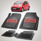 Cumpara ieftin Covorase Citroen C1 Hatchback 3 Usi Pre-Facelift Compatibile 2005-2009 | Red