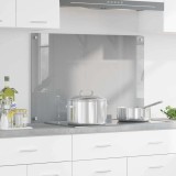 vidaXL Contrablat bucătărie gri deschis 90x60x0.6 cm sticlă securizată