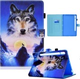 Husa de protectie pentru Lenovo Tab P11 Pro 2nd 2022 Vkooer, piele PU/TPU, albastru, 11,2 inchi