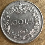 MNDRO0001 Monedă 100 Lei 1943 - Regele Mihai I - Regatul Rom&acirc;niei / WW2