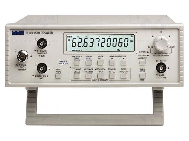 Aparat de Măsură Frecvență LCD 0,001-6000MHz 2 Canale