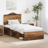 Cumpara ieftin Cadru de pat Lemn vechi 90 x 200 cm Lemn de pin masiv