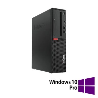 Calculator Refurbished Lenovo M710S SFF, Intel Core i5-7400 3.00GHz, 8GB DDR4, 256GB SSD + Windows 10 Pro foto